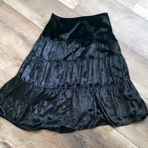 INC black velvet shirt 4p